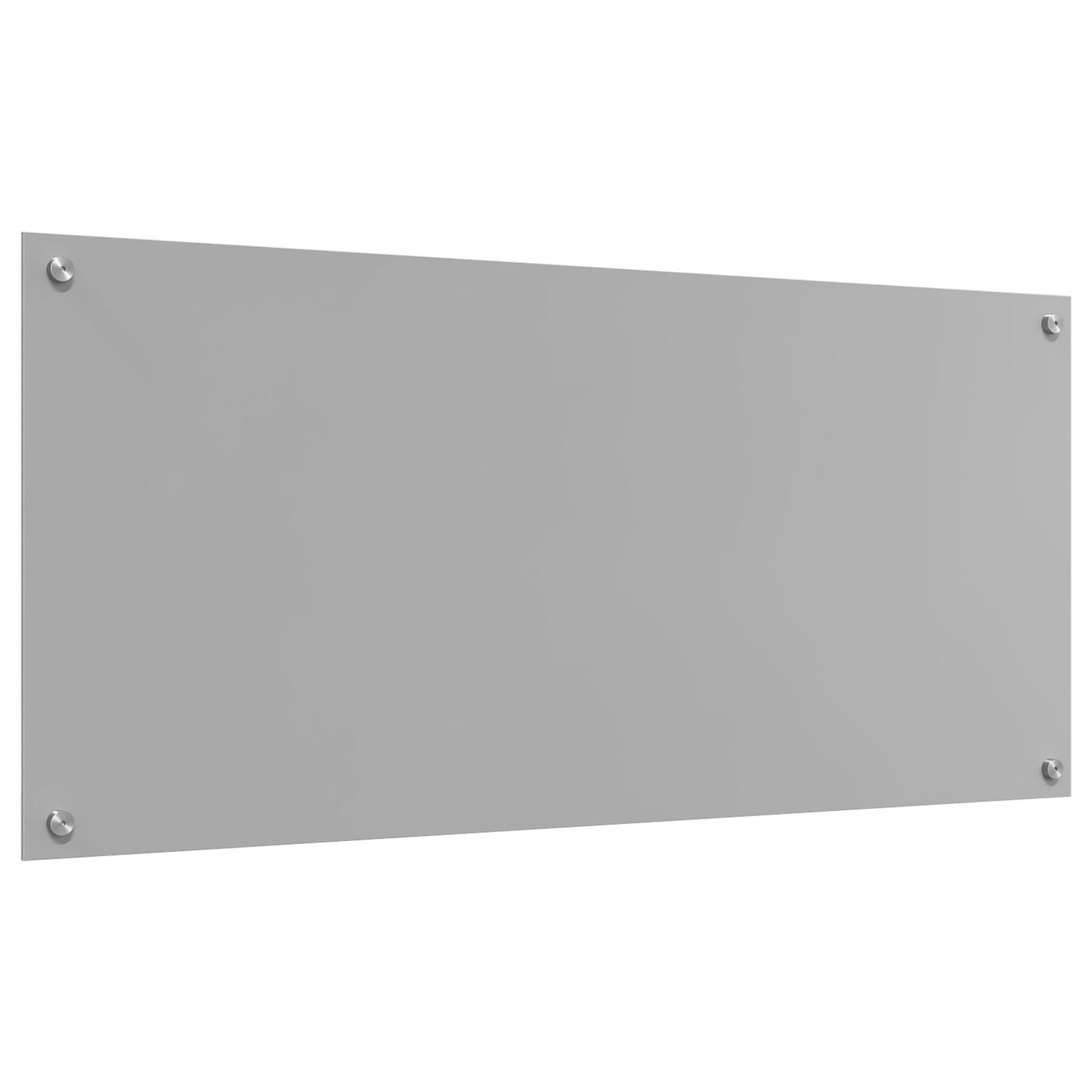 Fascia Cucina  Grigio Chiaro 110X50X0,6 Cm In Vetro Temperato