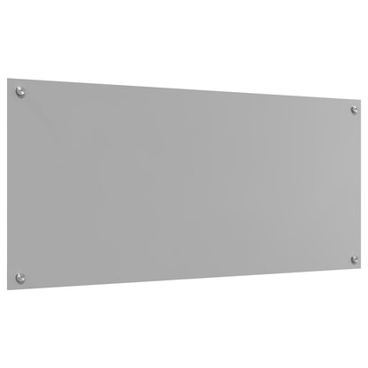 Fascia Cucina  Grigio Chiaro 110X50X0,6 Cm In Vetro Temperato