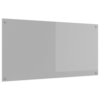Schienale Cucina  Grigio Chiaro 120X60X0,6 Cm In Vetro Temperato