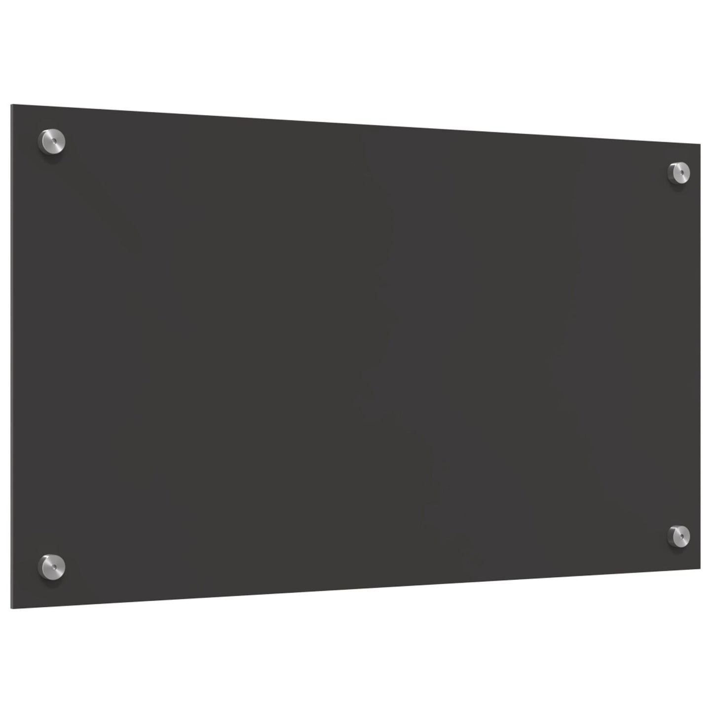 Schienale Cucina Grigio Scuro 70X40X0,6 Cm In Vetro Temperato Di