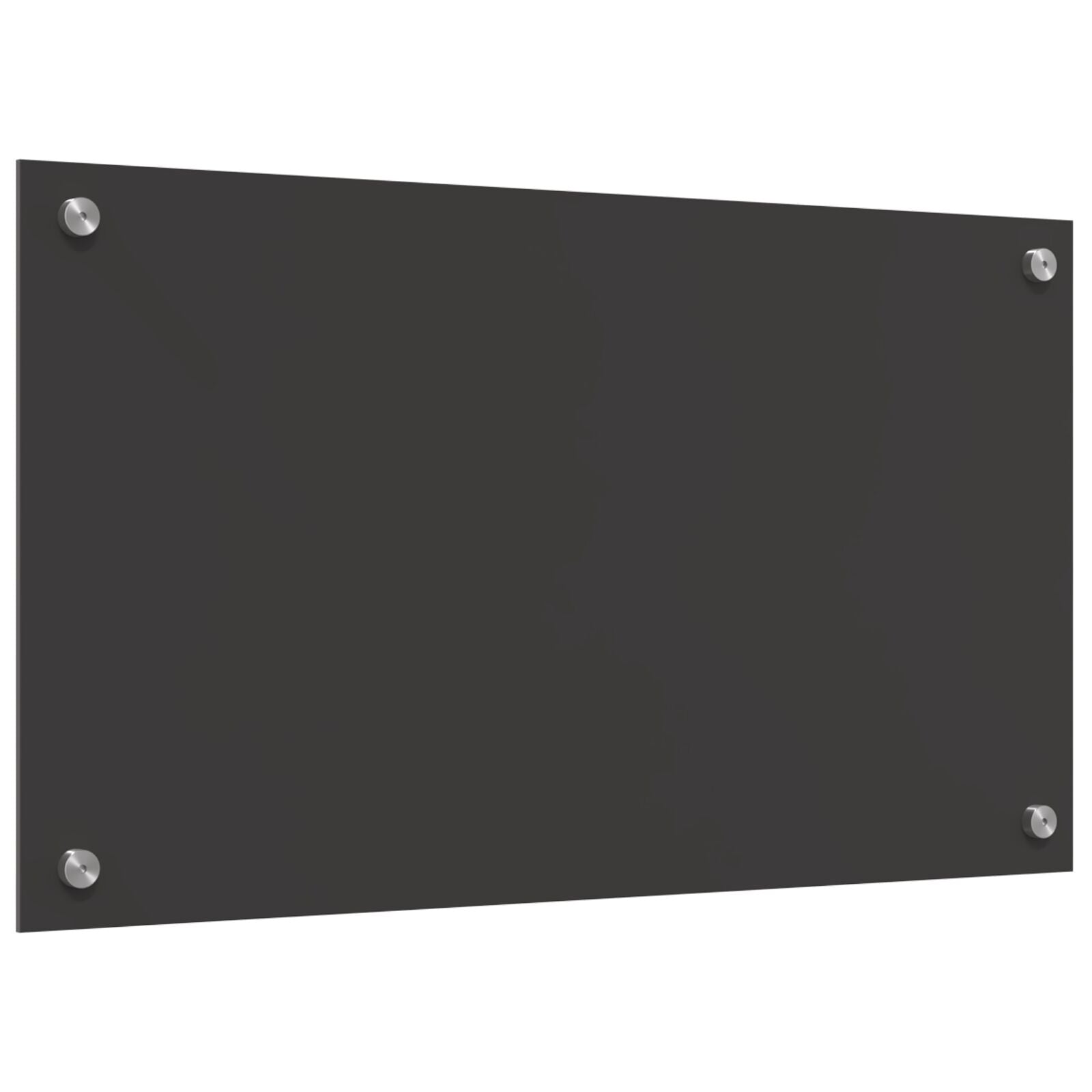 Schienale Cucina Grigio Scuro 70X40X0,6 Cm In Vetro Temperato Di