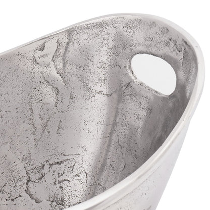 Secchiello Per Ghiaccio  Argento 36X25X26 Cm Alluminio