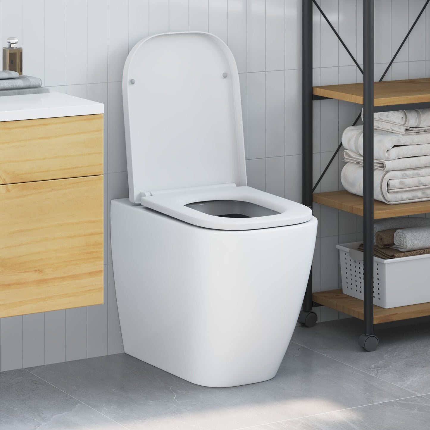 Sedile Del Wc A Rilascio Rapido Con Chiusura Morbida In Duroplast