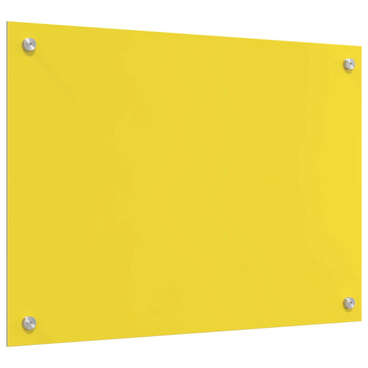 Schienale Per Cucina Giallo 70X50X0,6 Cm In Vetro Temperato Di