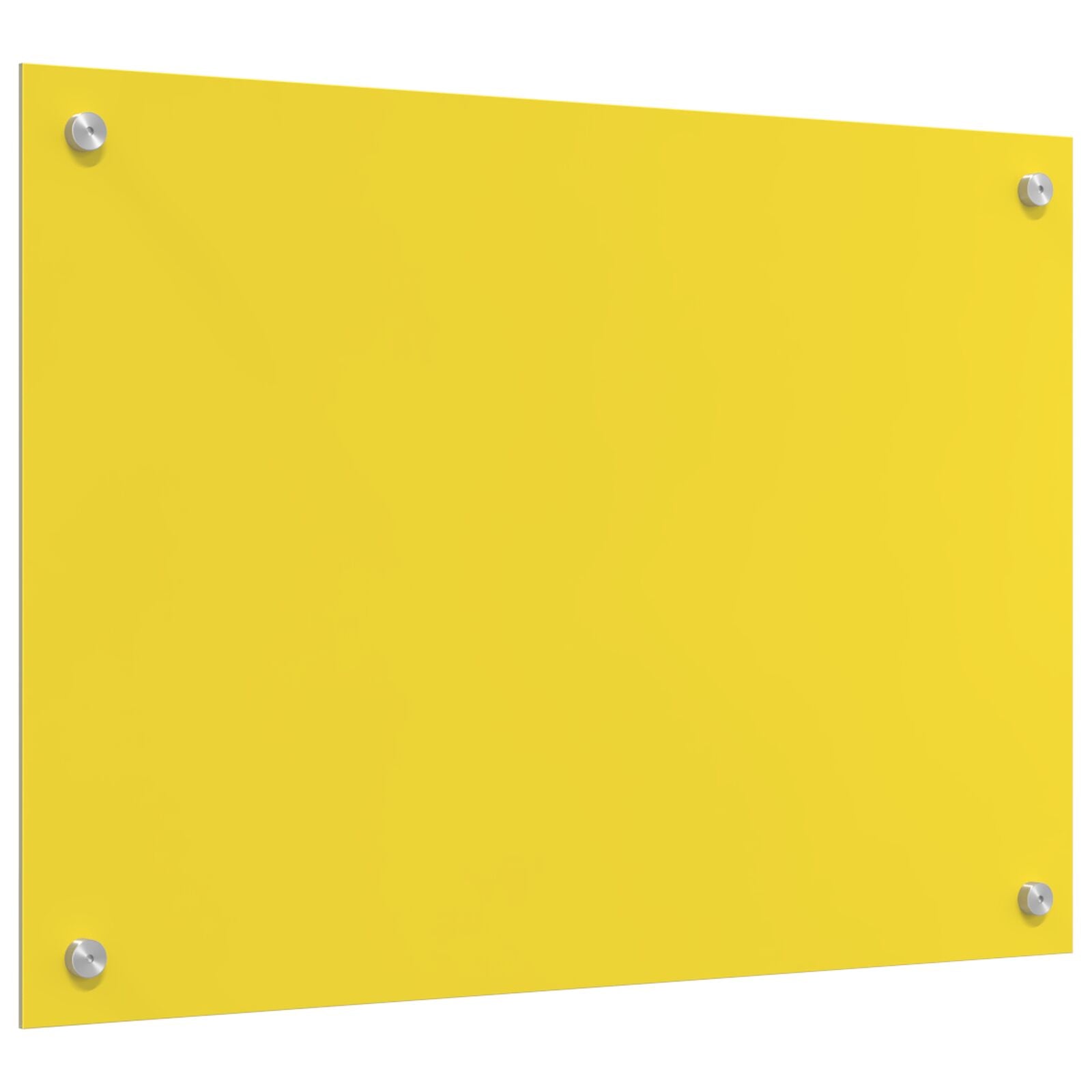 Schienale Per Cucina Giallo 70X50X0,6 Cm In Vetro Temperato Di