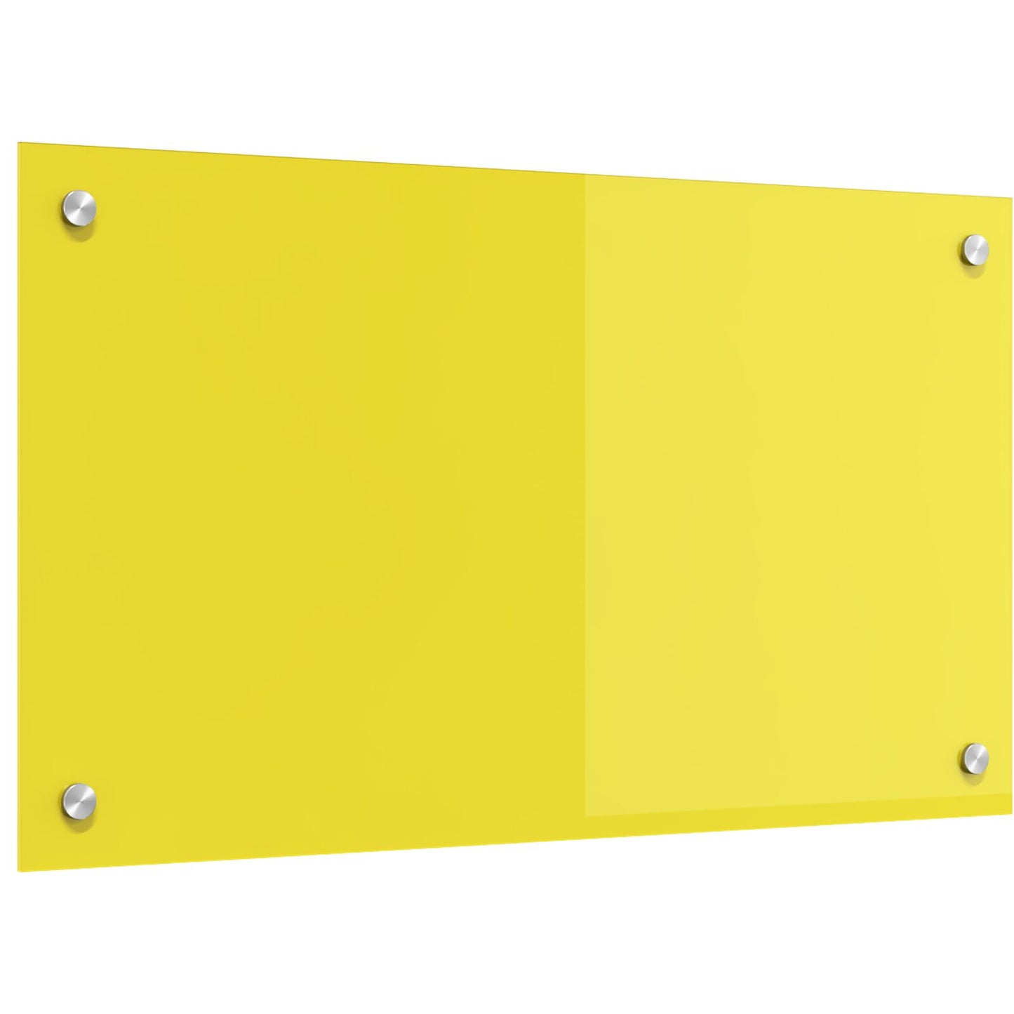 Schienale Cucina Giallo 70X40X0,6 Cm Vetro Temperato