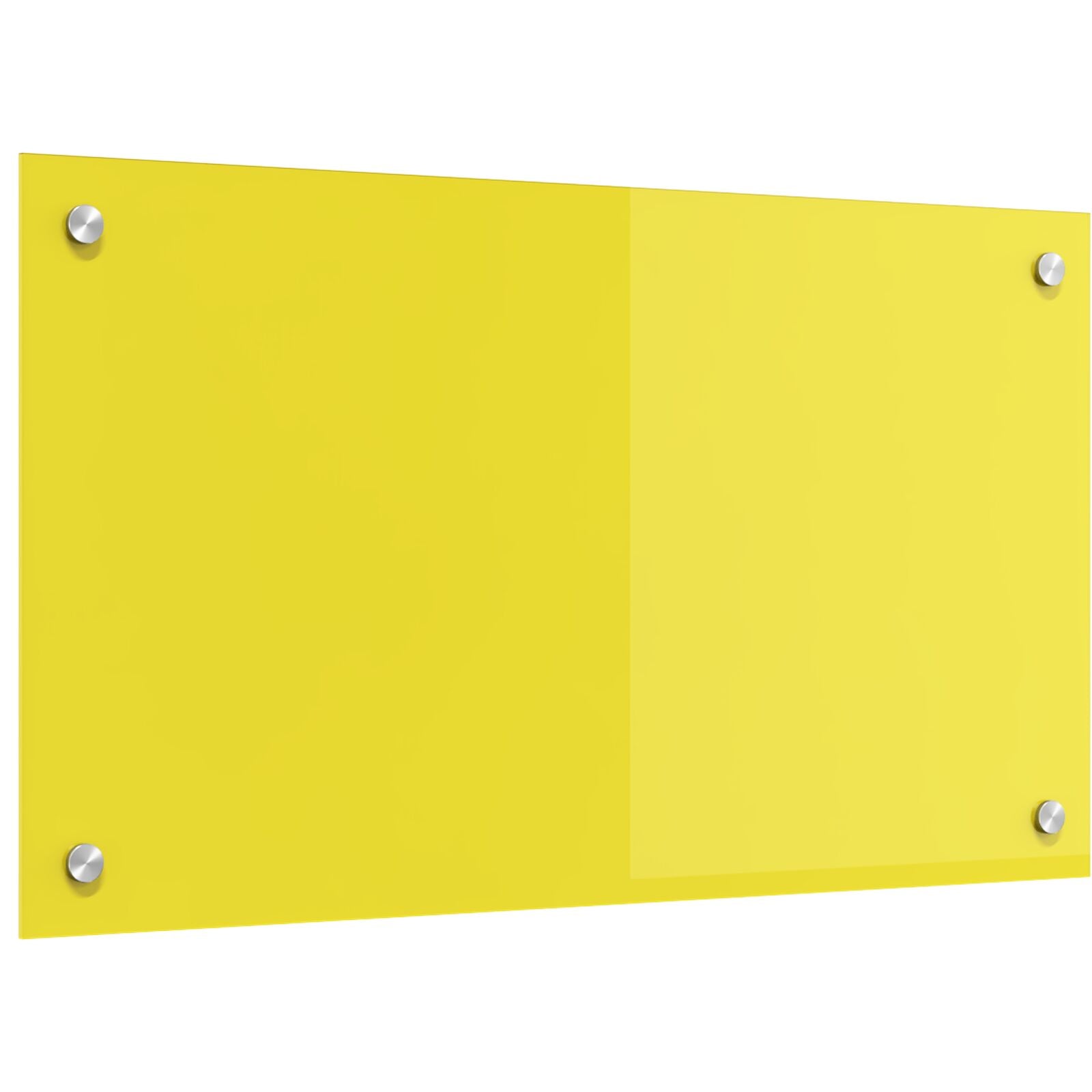 Schienale Cucina Giallo 70X40X0,6 Cm Vetro Temperato