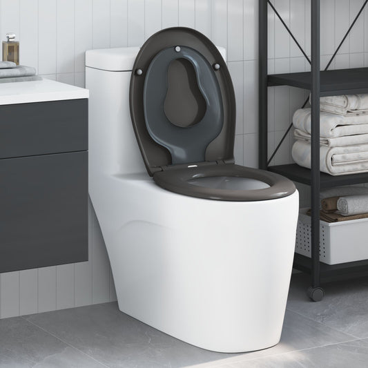Sedile Per Toilette Familiare Con Sedile Per Bambini Sgancio Rapido In Duroplast