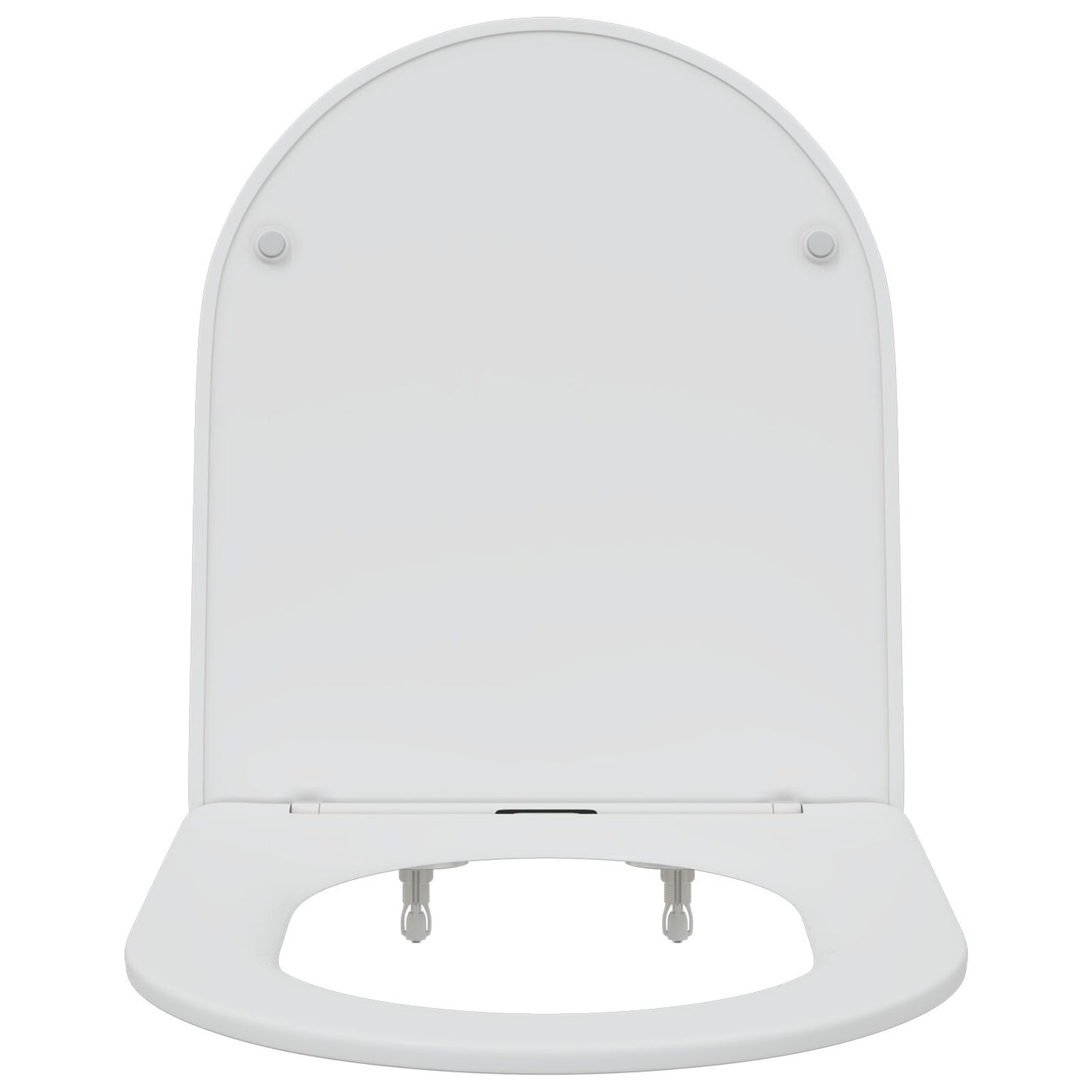 Sedile Per Toilette Con Chiusura Rapida E Soft Close In Duroplast Bianco