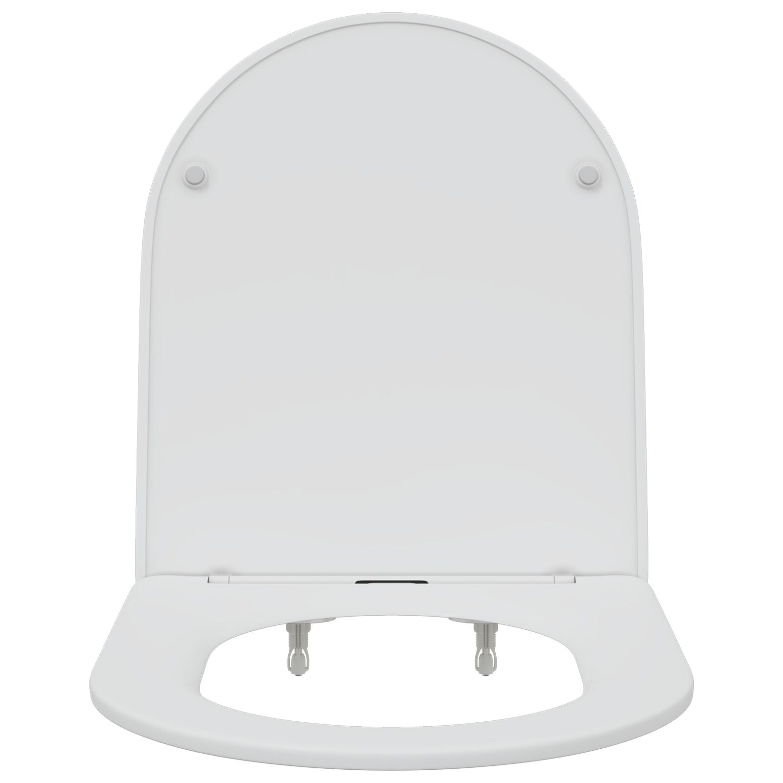 Sedile Per Toilette Con Chiusura Rapida E Soft Close In Duroplast Bianco