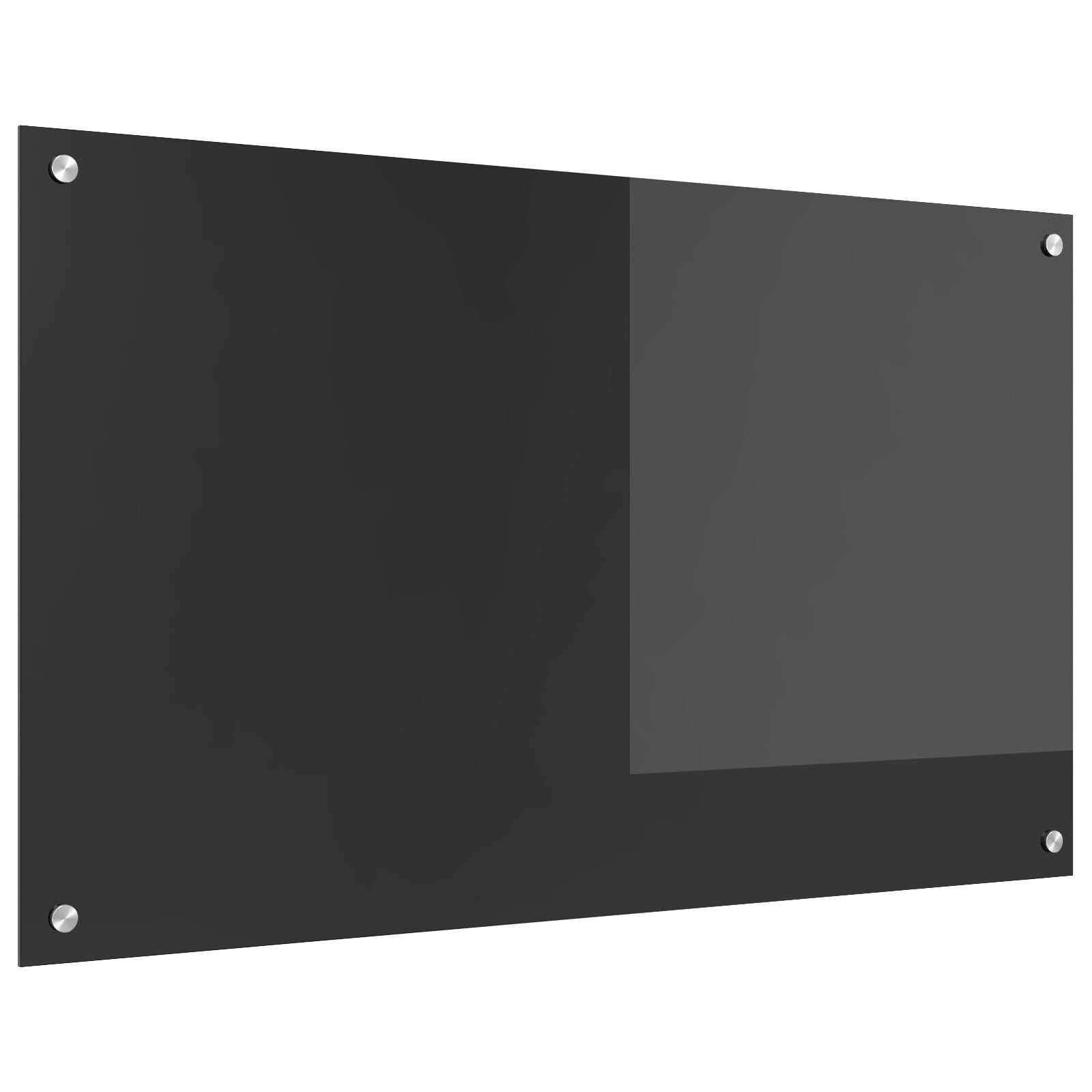 Schienale Da Cucina  Grigio Scuro 100X60X0,6 Cm In Vetro Temperato