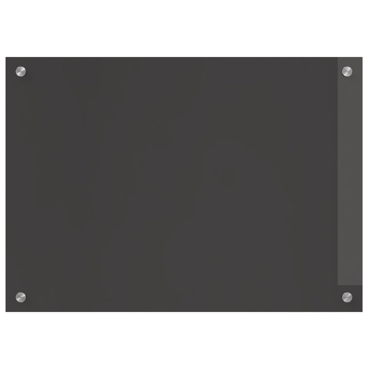 Schienale Cucina Grigio Scuro 70X50X0,6 Cm Vetro Temperato