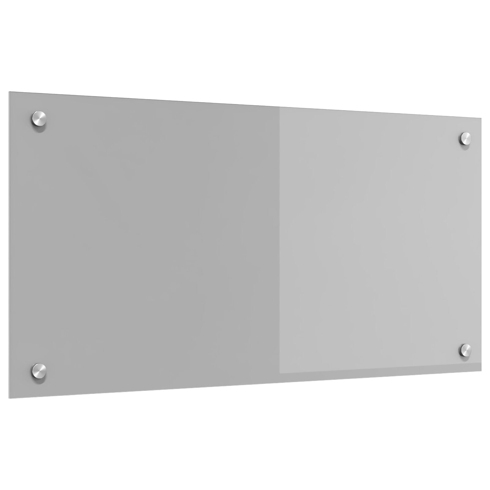 Schienale Cucina Grigio Chiaro 80X40X0,6 Cm In Vetro Temperato