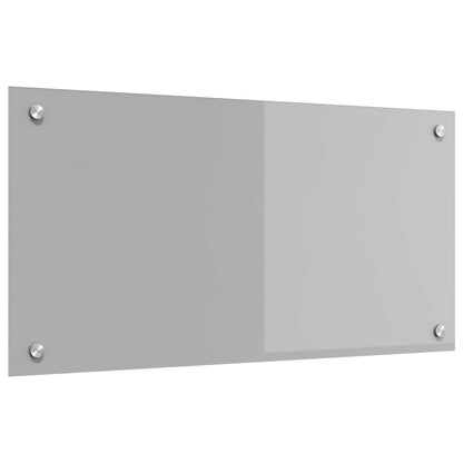 Schienale Cucina Grigio Chiaro 80X40X0,6 Cm In Vetro Temperato