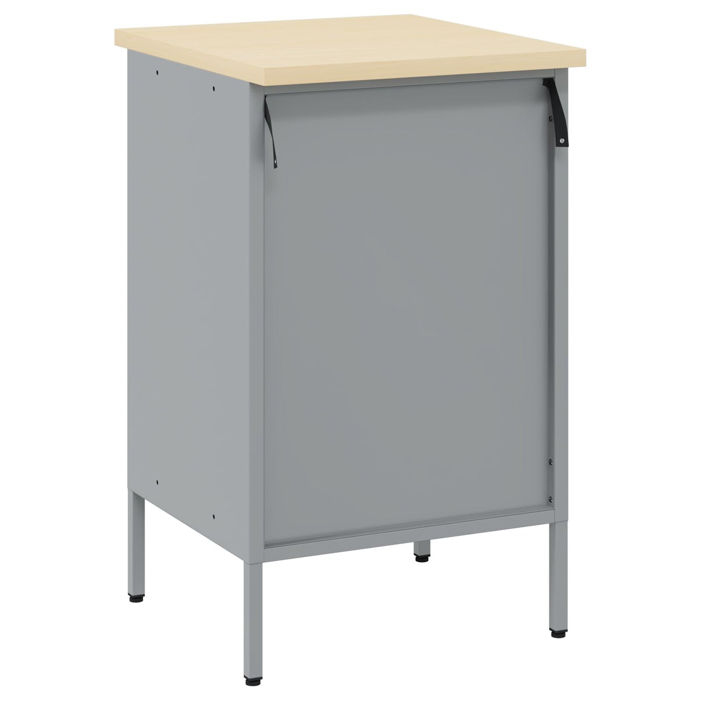 Armadio Da Lavoro  Nero 50X55X85 Cm Acciaio