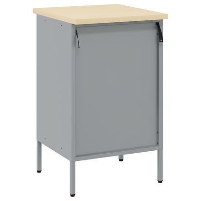 Armadio Da Lavoro  Nero 50X55X85 Cm Acciaio