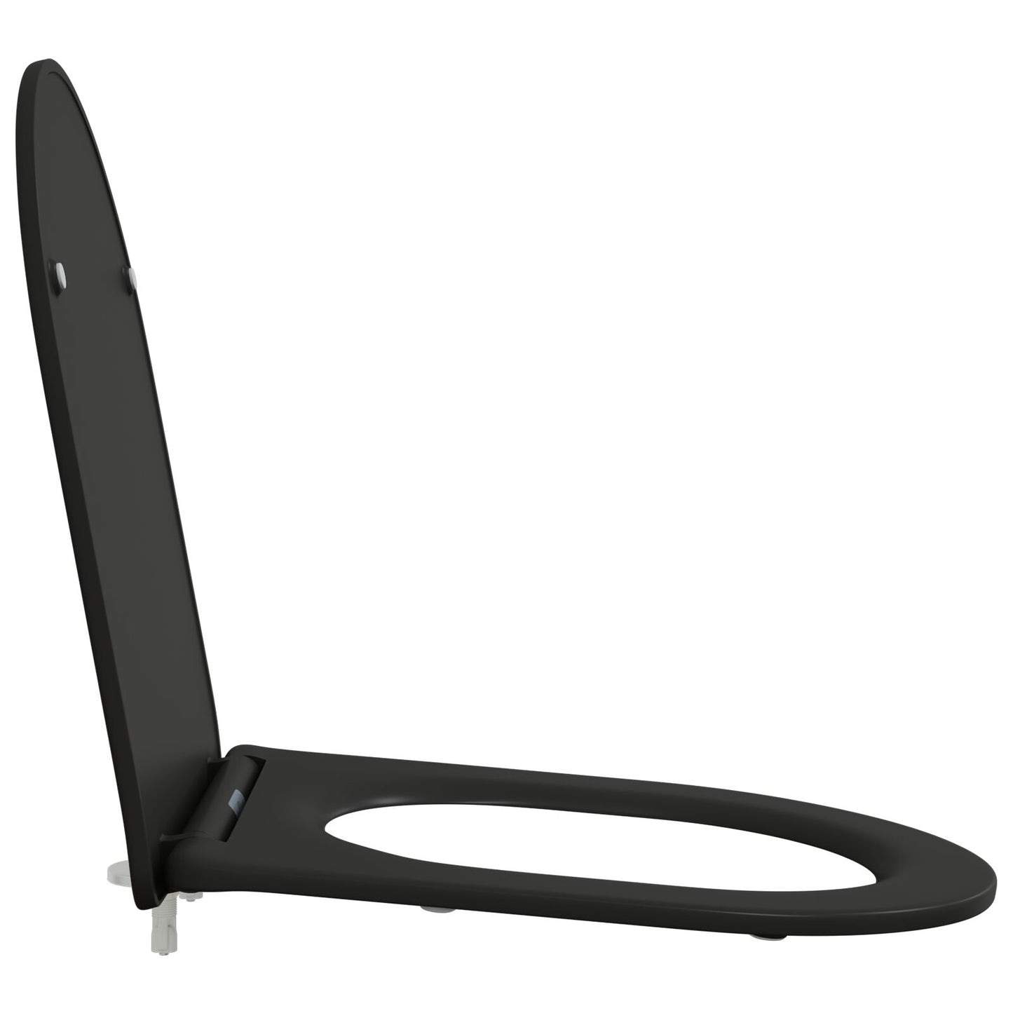 Seggiolino Per Toilette A Rilascio Rapido Con Chiusura Morbida - Duroplast, Nero
