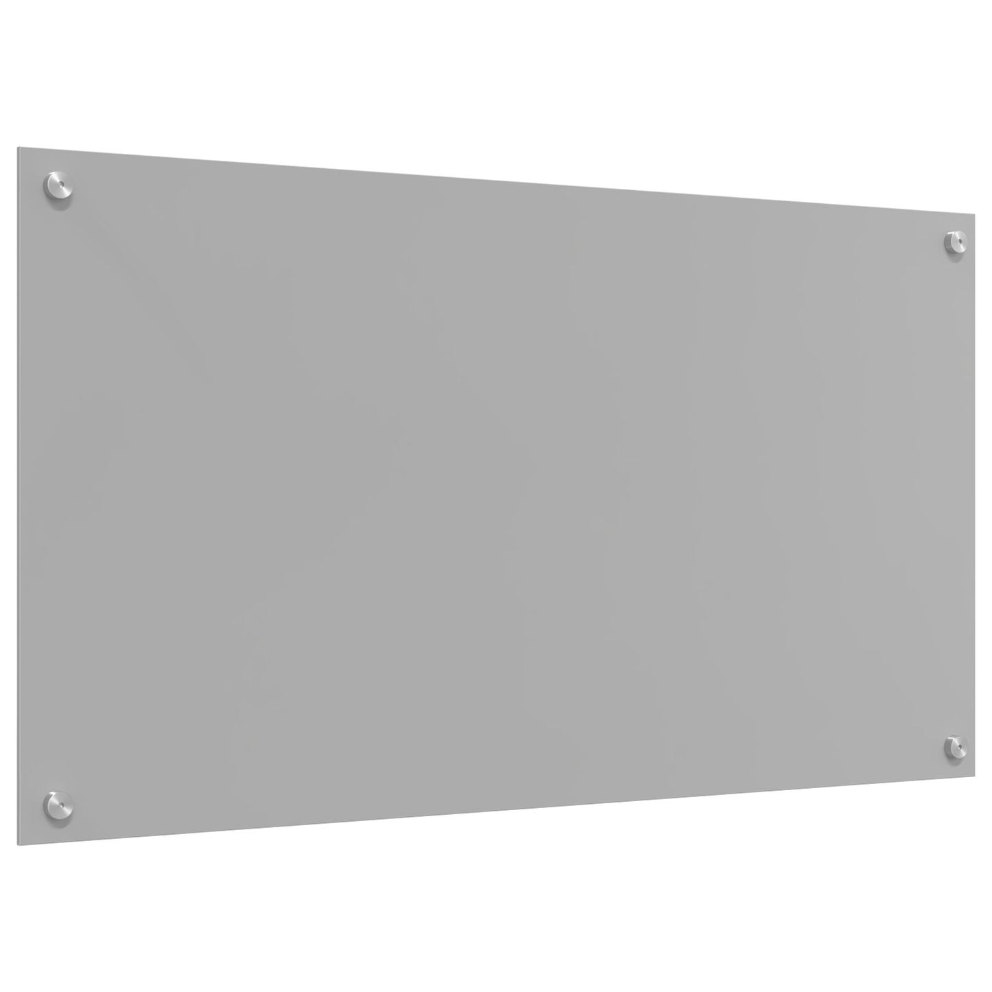 Cucina Backsplash Grigio Chiaro 90X50X0.6 Cm Vetro Temperato