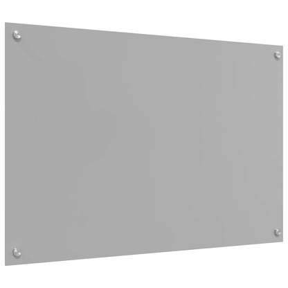 Schienale Cucina Grigio Chiaro 90X60X0,6 Cm In Vetro Temperato