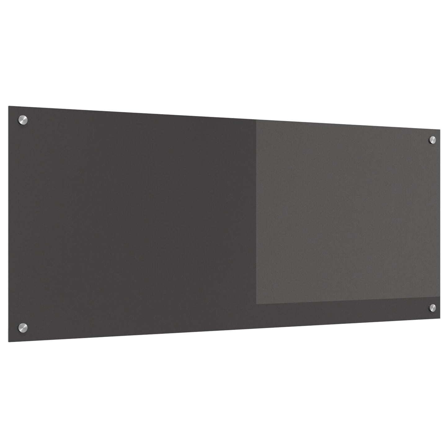 Schienale Da Cucina Grigio Scuro 120X50X0,6 Cm In Vetro Temperato -