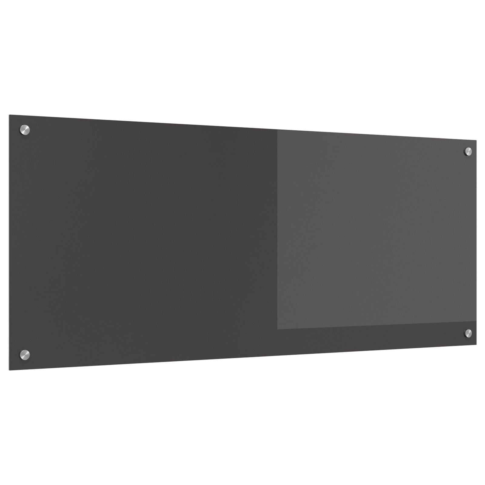 Schienale Da Cucina Grigio Scuro 120X50X0,6 Cm In Vetro Temperato -