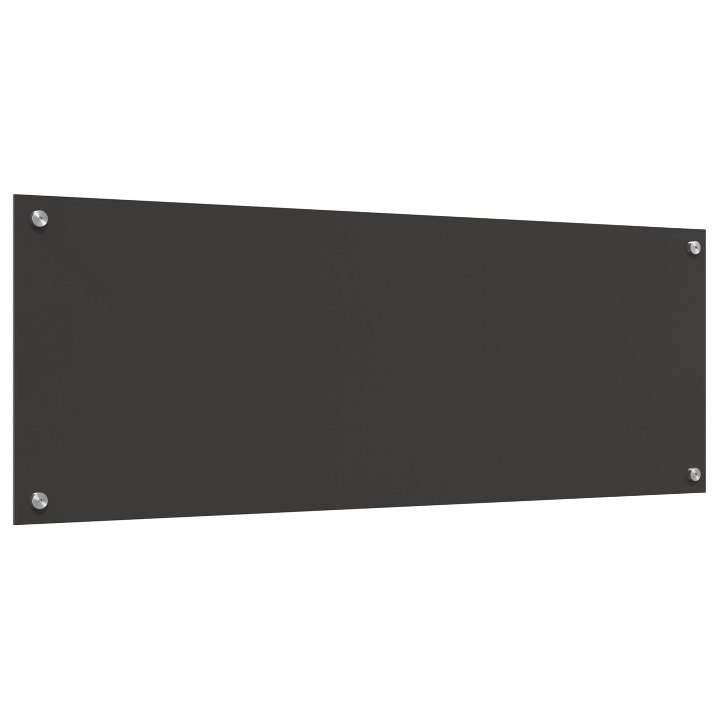 Schienale Da Cucina  Grigio Scuro 110X40X0,6 Cm In Vetro Temperato