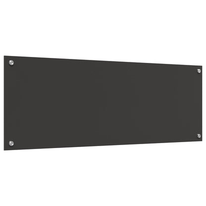 Schienale Da Cucina  Grigio Scuro 110X40X0,6 Cm In Vetro Temperato