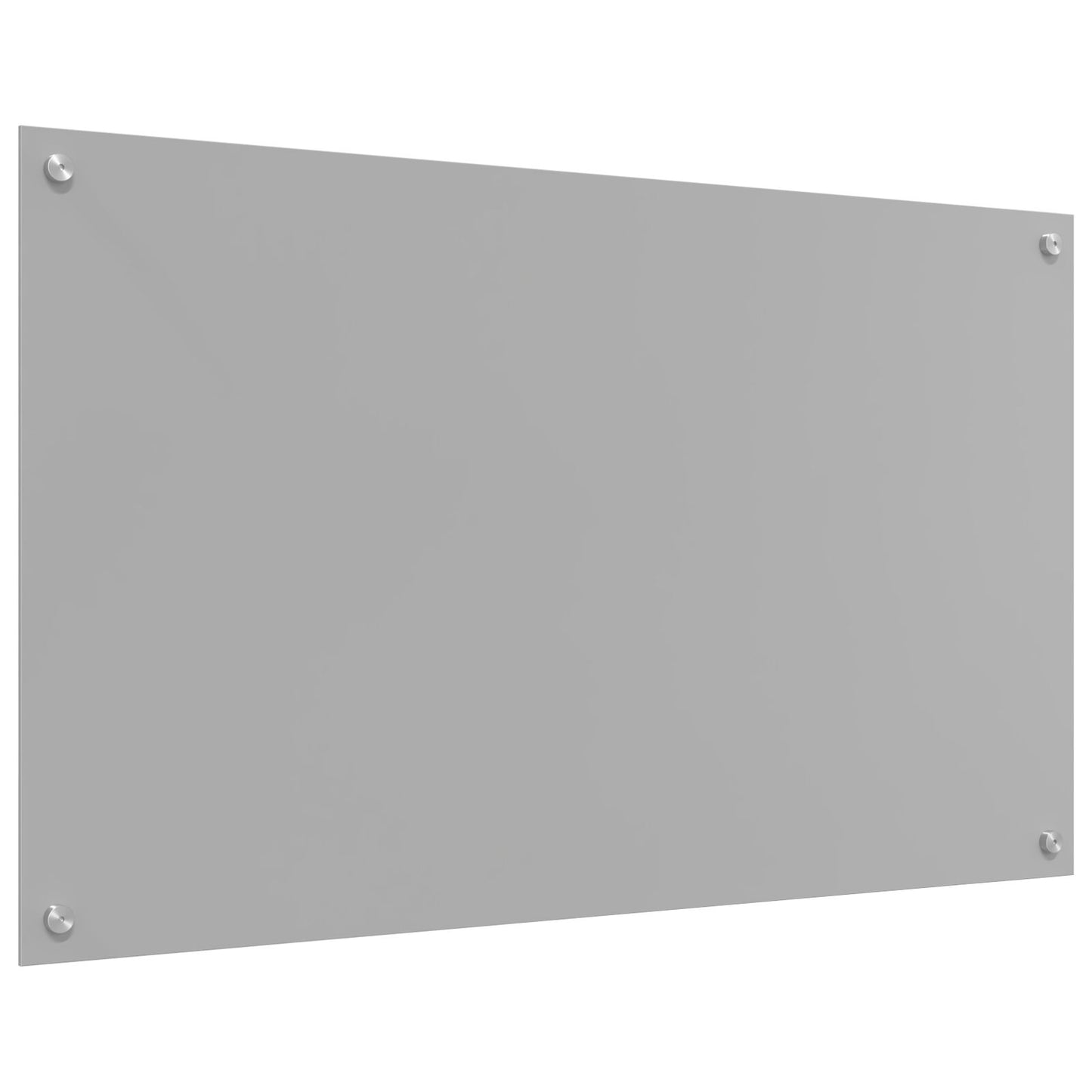 Paraspigolo Cucina Grigio Chiaro 100X60X0,6 Cm Vetro Temperato