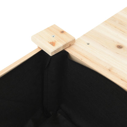 Piantana Da Giardino  Con Ripiani 111X37X76 Cm In Legno Massello Di Pino