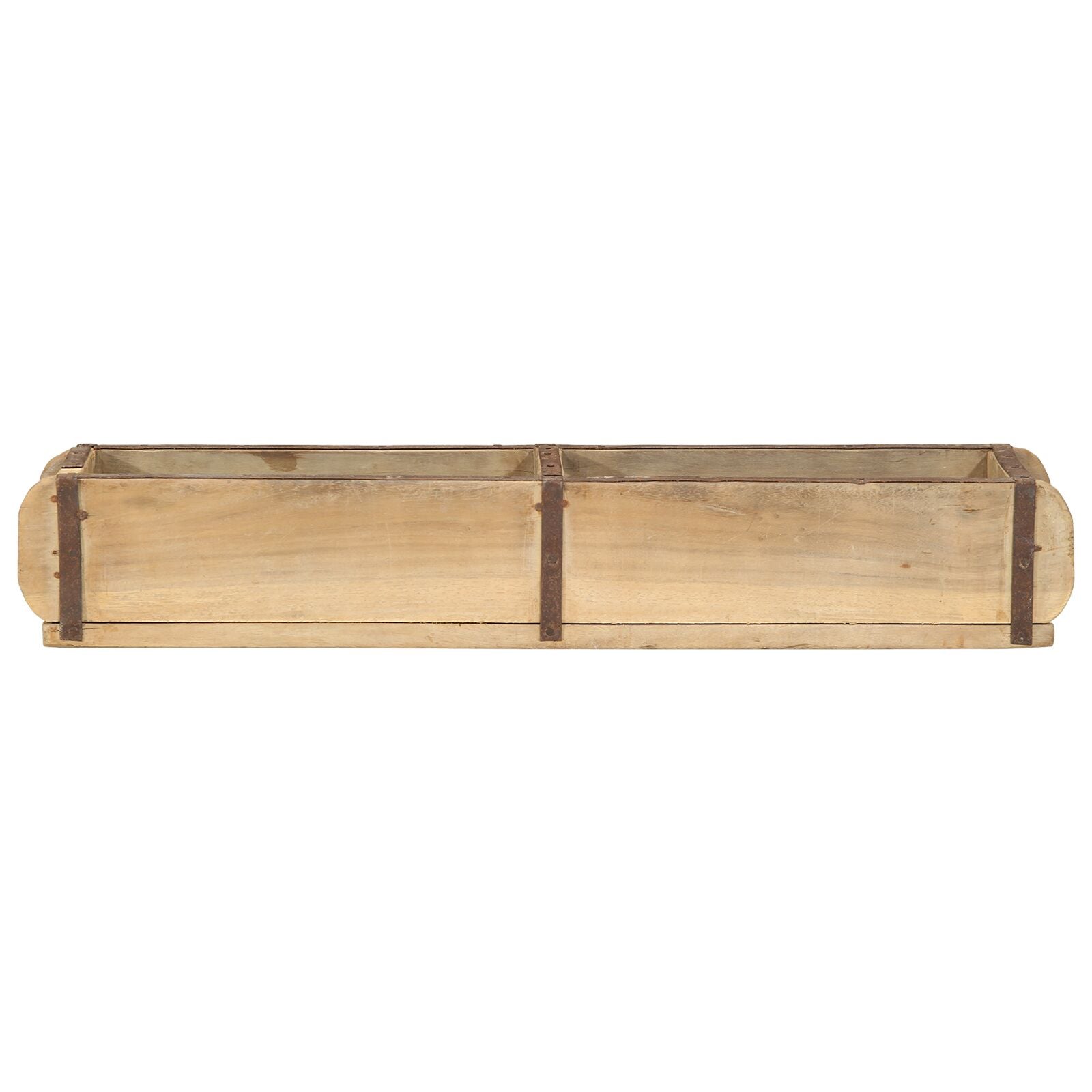 Set Di 4 Vassoi  60,5X15X9 Cm In Legno Riciclato