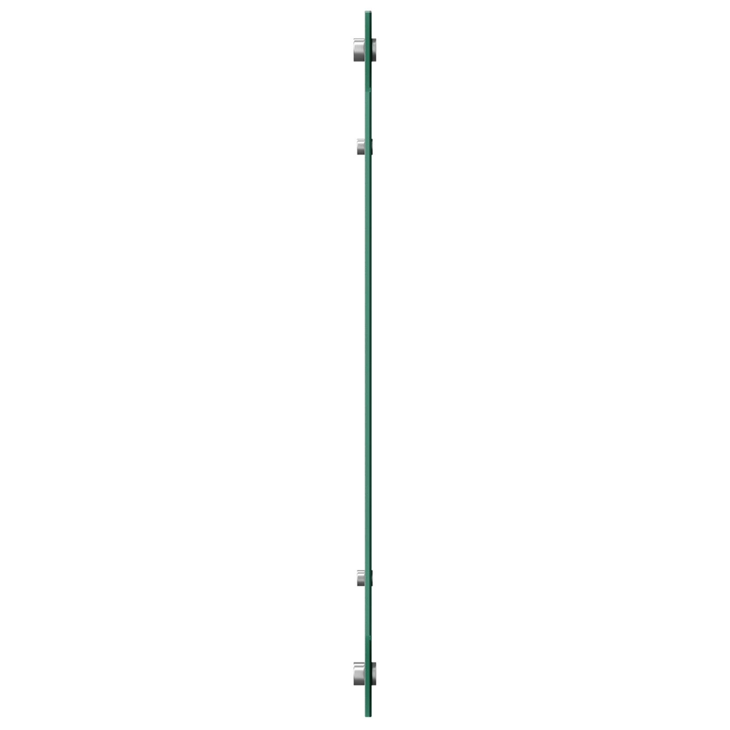 Paraspigolo Cucina Grigio Chiaro 100X60X0,6 Cm Vetro Temperato