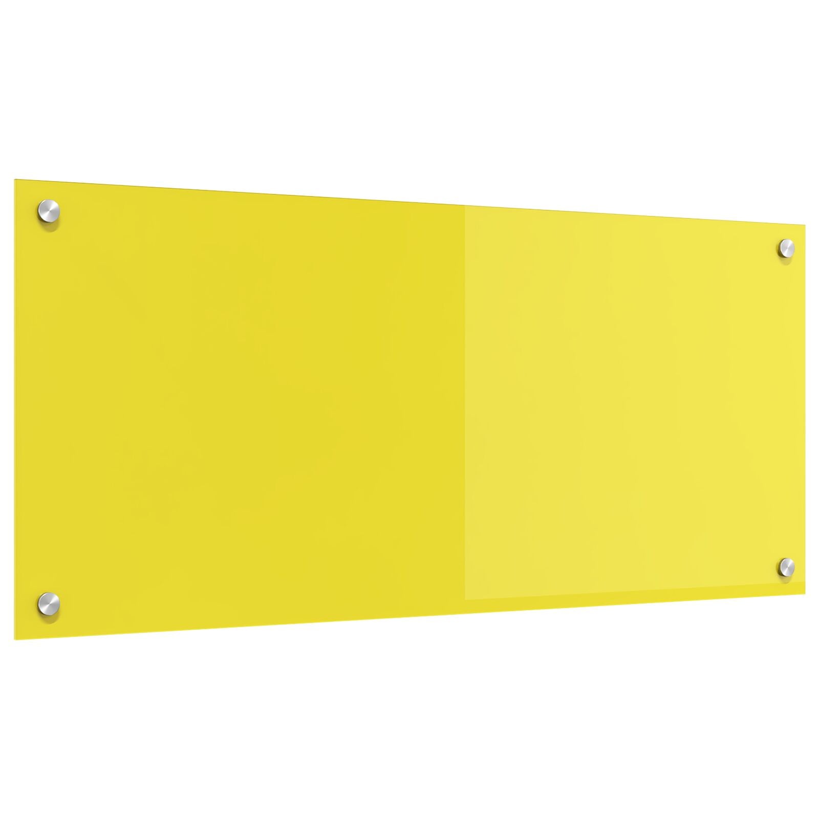 Schienale Cucina Giallo 90X40X0,6 Cm Vetro Temperato