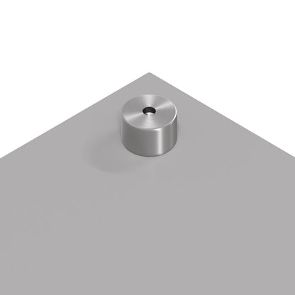 Schienale Cucina Grigio Chiaro 120X40X0,6 Cm Vetro Temperato