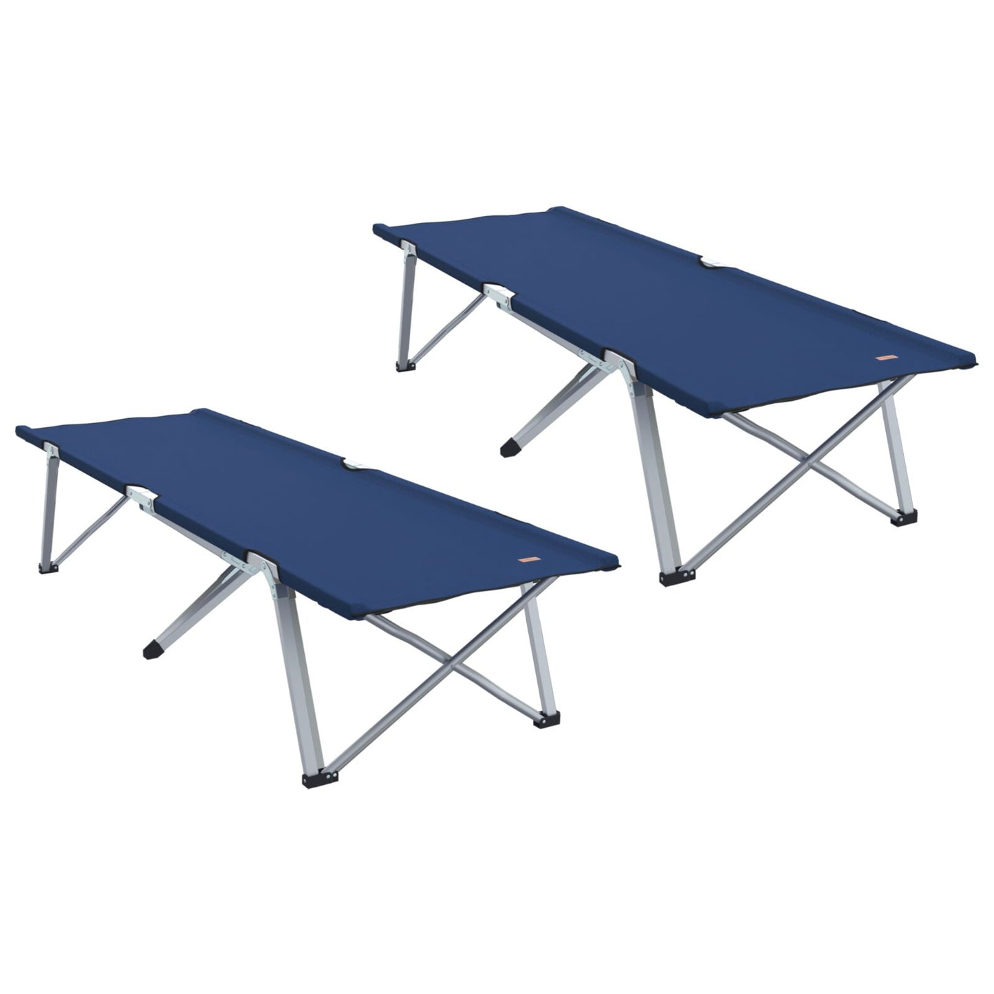 Letto Da Campeggio Pieghevole Metallo, Tessuto Standard