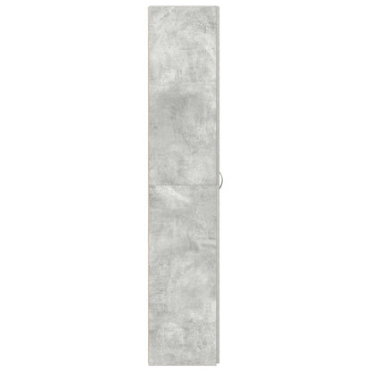 Armadio Scarpe  Grigio Cemento Legno Ingegnerizzato Armadio Scarpe