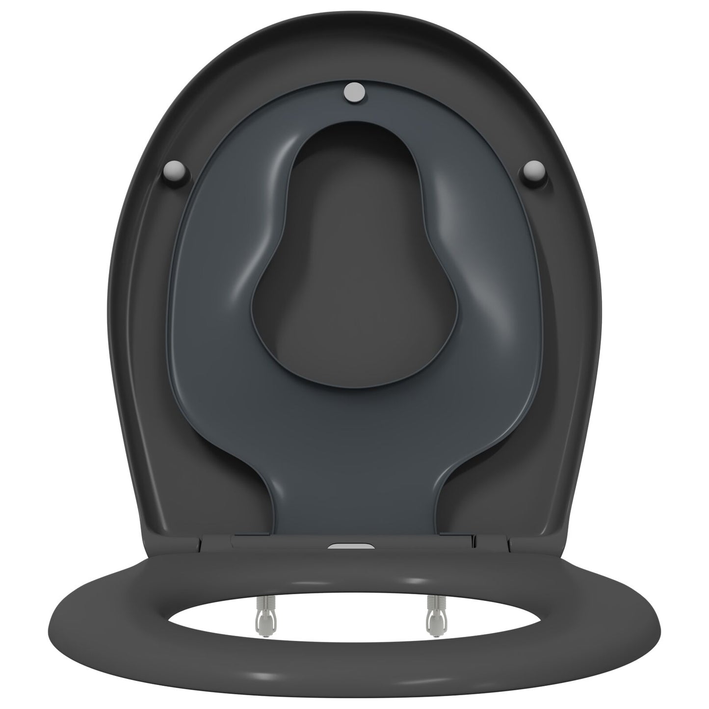 Sedile Per Toilette Familiare Con Sedile Per Bambini Sgancio Rapido In Duroplast