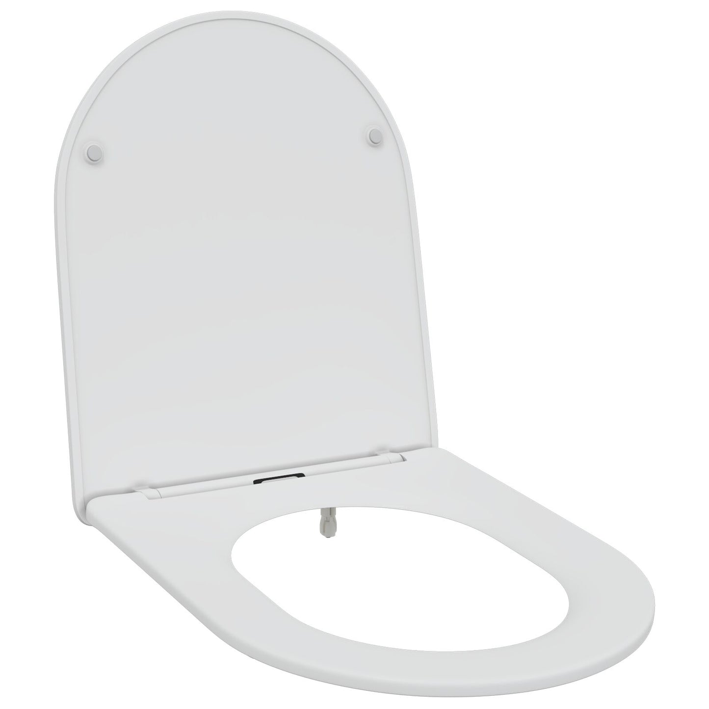 Sedile Per Toilette Con Chiusura Rapida E Soft Close In Duroplast Bianco