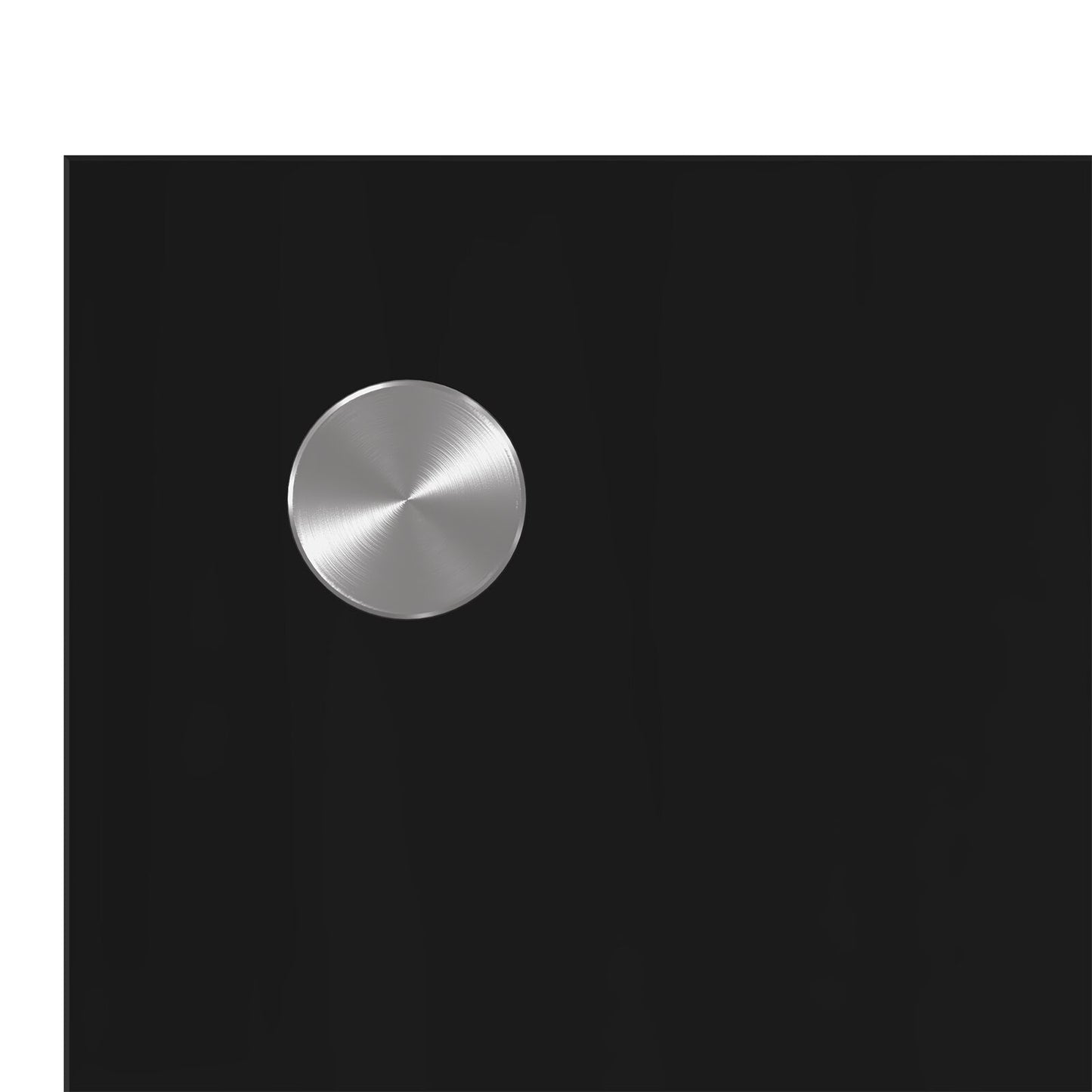 Parafango Cucina  Nero 120X60X0,6 Cm In Vetro Temperato