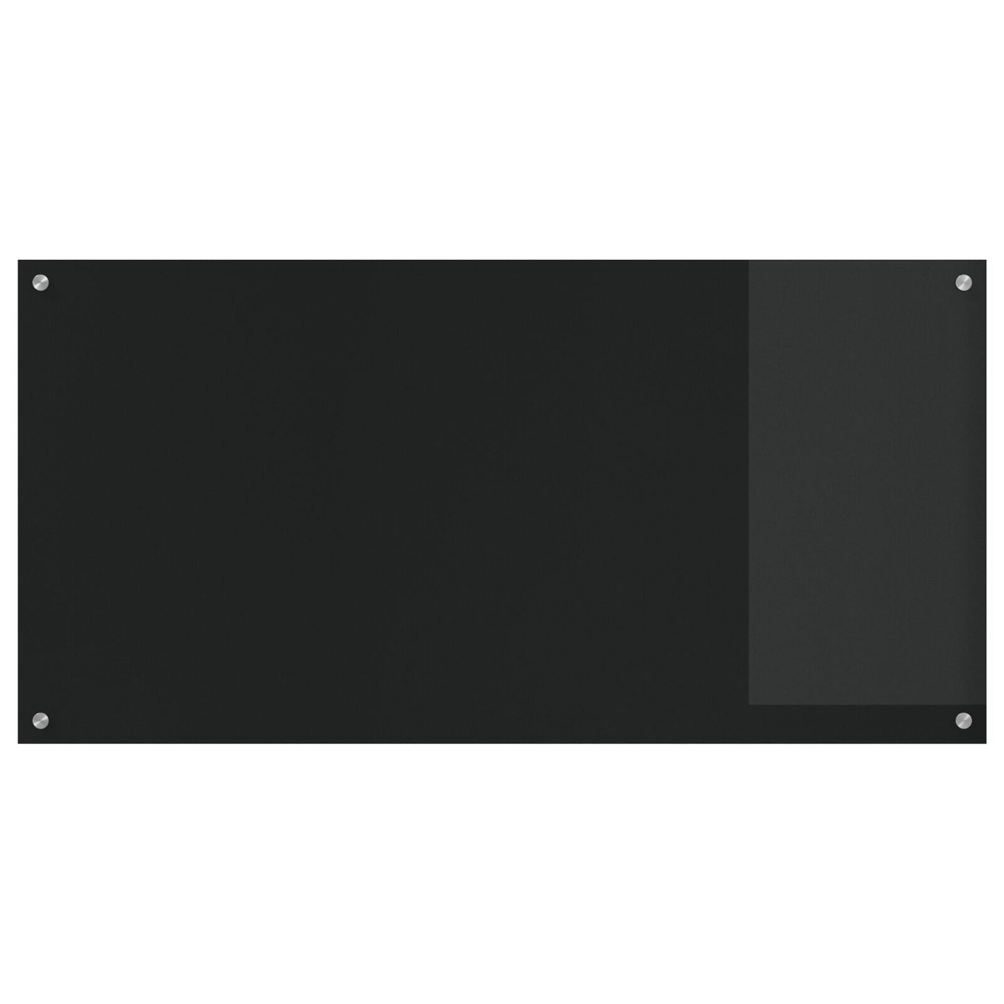 Parafango Cucina  Nero 120X60X0,6 Cm In Vetro Temperato