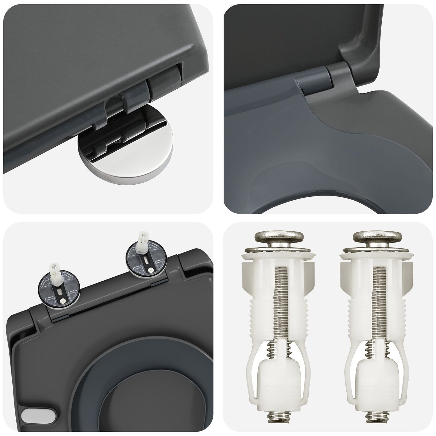Sedile Per Toilette Familiare Con Sedile Per Bambini Sgancio Rapido In Duroplast