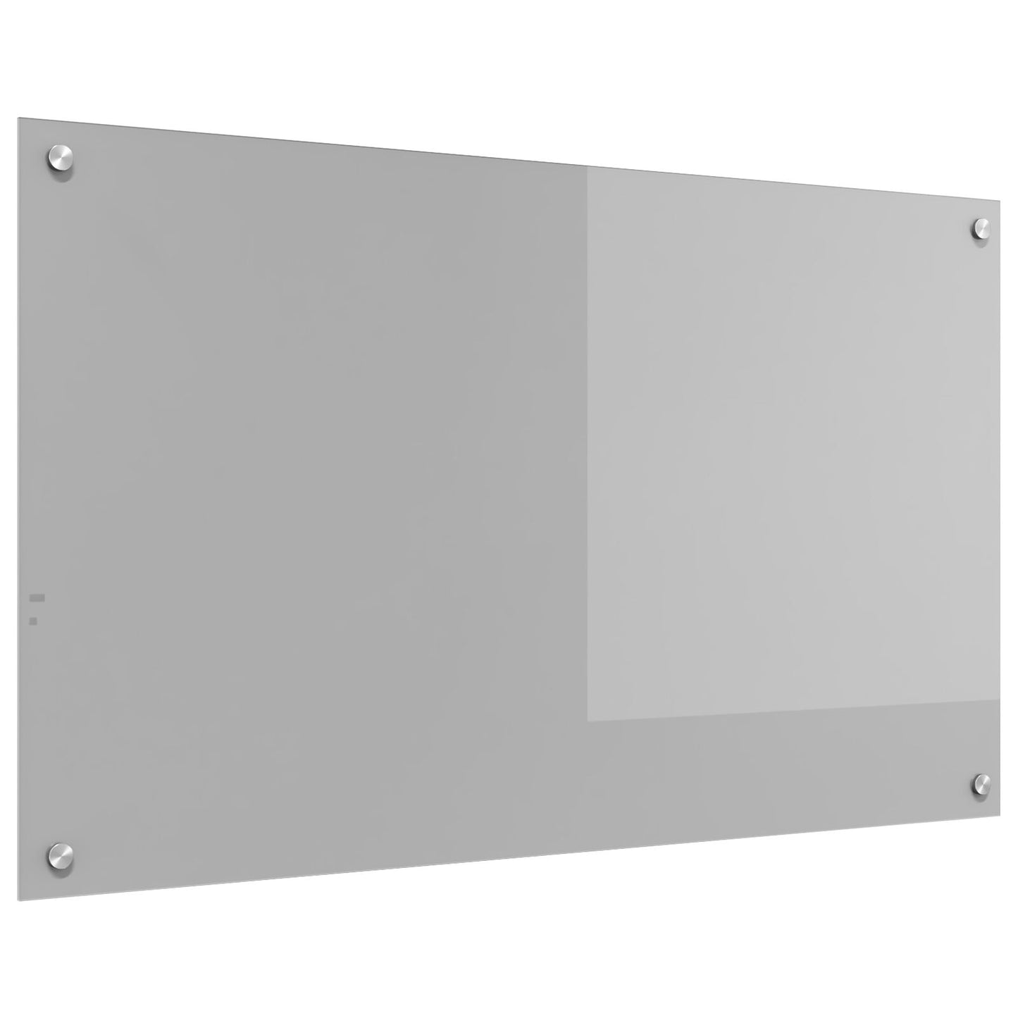 Paraspigolo Cucina Grigio Chiaro 100X60X0,6 Cm Vetro Temperato