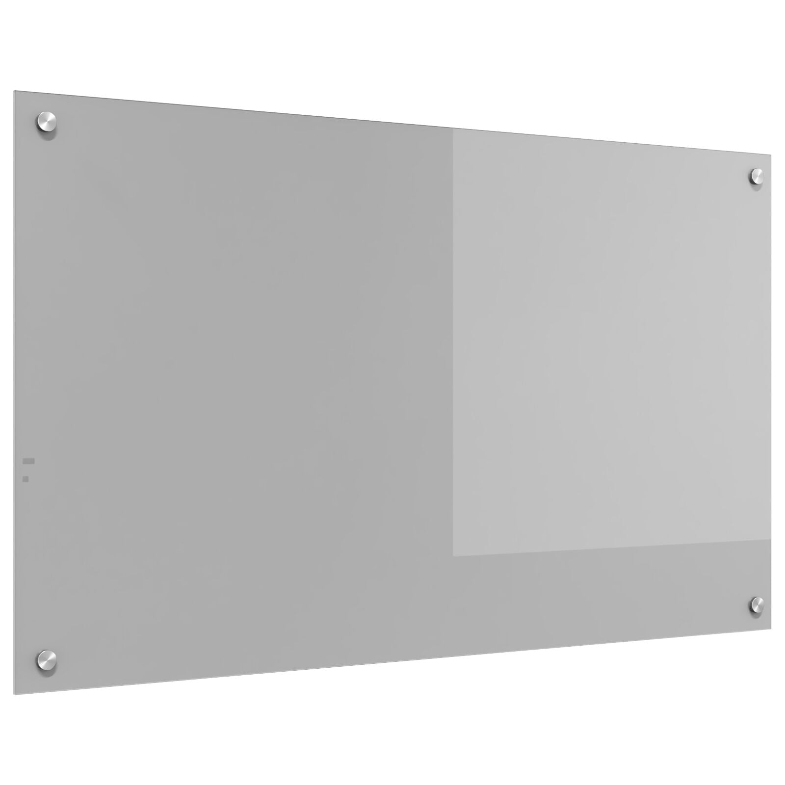 Paraspigolo Cucina Grigio Chiaro 100X60X0,6 Cm Vetro Temperato
