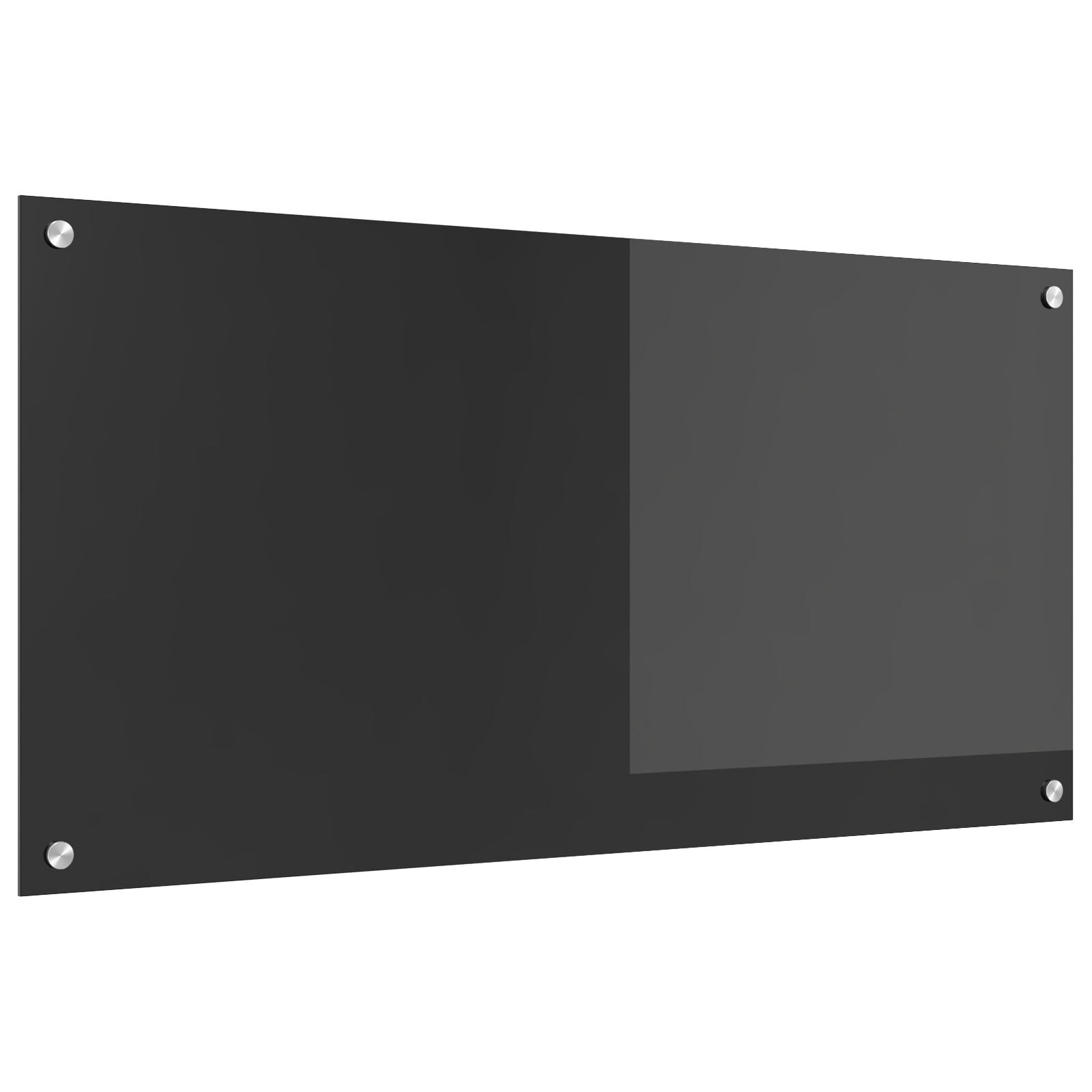 Schienale Cucina Grigio Scuro 100X50X0,6 Cm Vetro Temperato