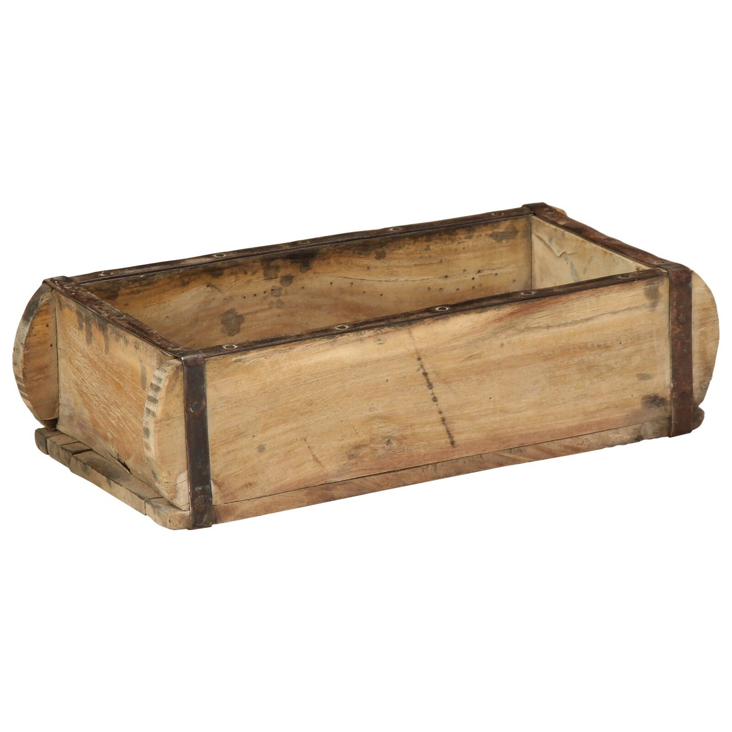 Vassoio 30X15X9 Cm Legno Massiccio Riciclato
