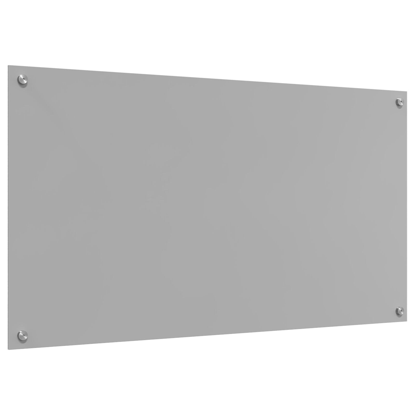 Schienale Cucina Grigio Chiaro 110X60X0,6 Cm Vetro Temperato Di