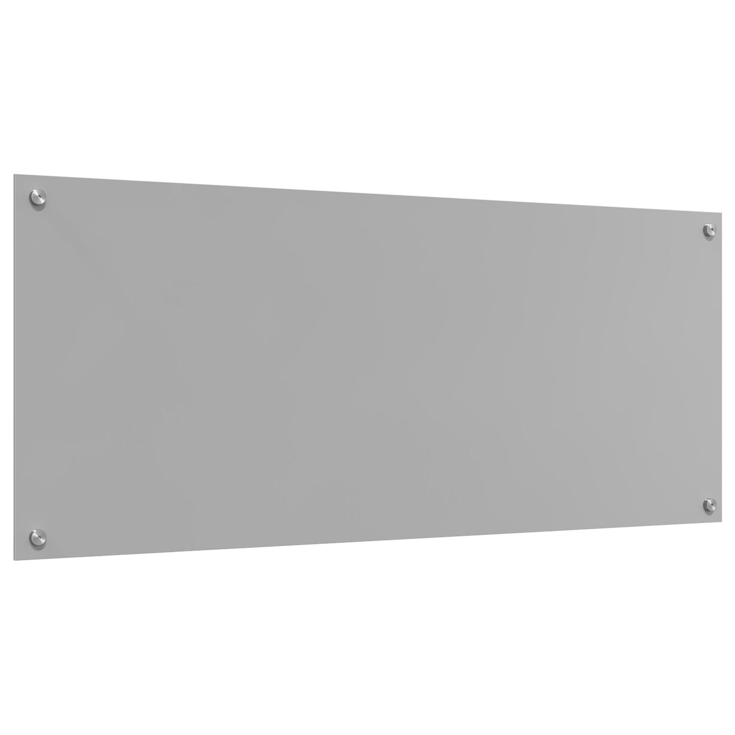 Pannello Di Schiena Per Cucina  Grigio Chiaro 120X50X0,6 Cm In Vetro Temperato