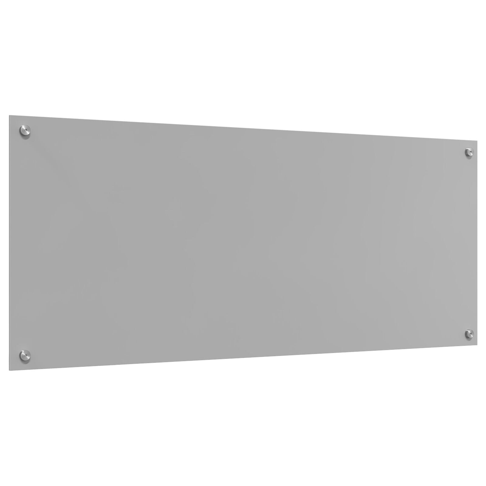 Pannello Di Schiena Per Cucina  Grigio Chiaro 120X50X0,6 Cm In Vetro Temperato