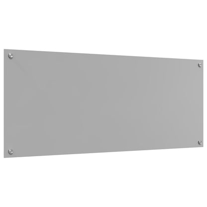 Pannello Di Schiena Per Cucina  Grigio Chiaro 120X50X0,6 Cm In Vetro Temperato
