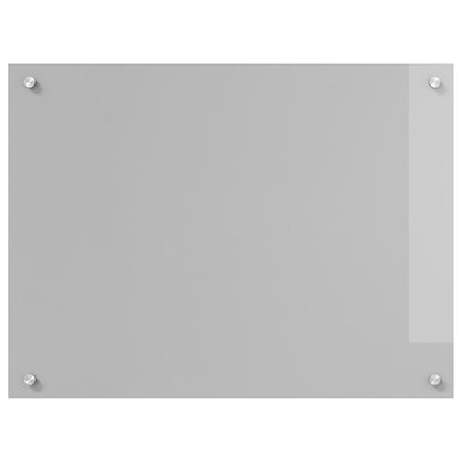 Schienale Cucina Grigio Chiaro 80X60X0,6 Cm In Vetro Temperato Di