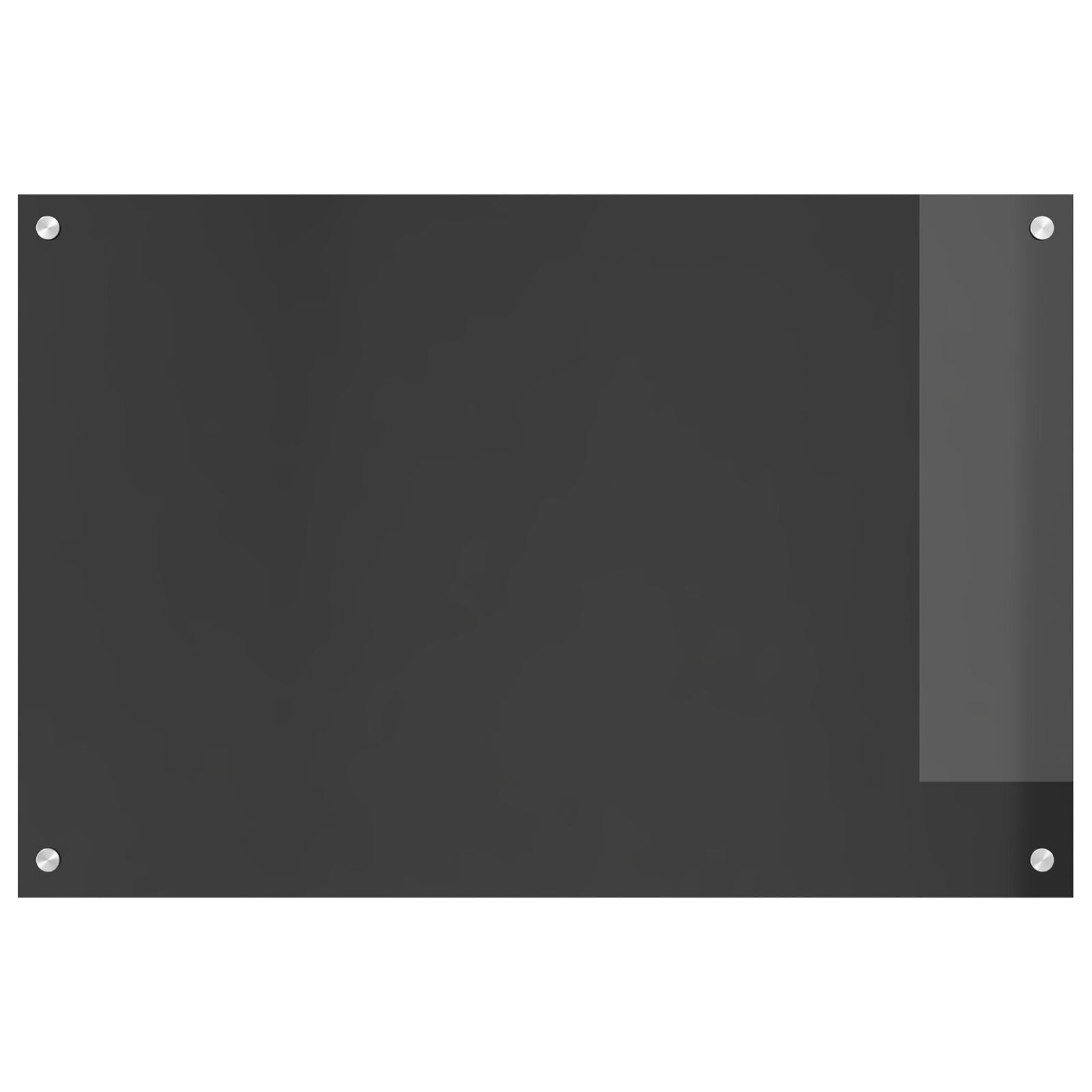 Schienale Cucina Grigio Scuro 90X60X0,6 Cm In Vetro Temperato